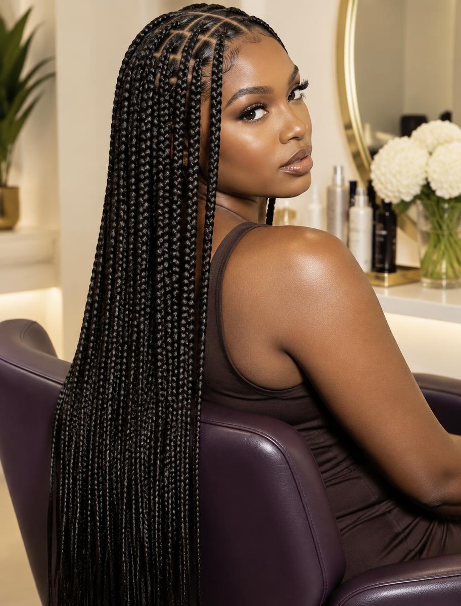 Knotless Braids by Blairsin's Hair Salon